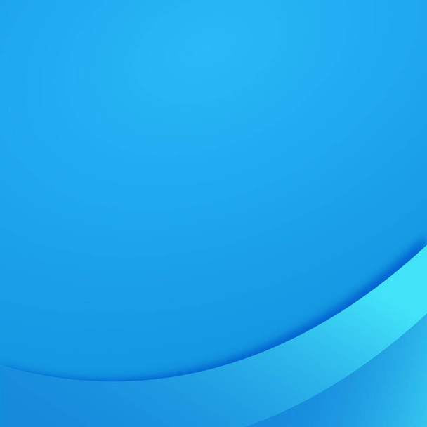 Bleu abstrait - fond cyan avec lignes lumineuses - Illustration vectorielle - Vecteur, image