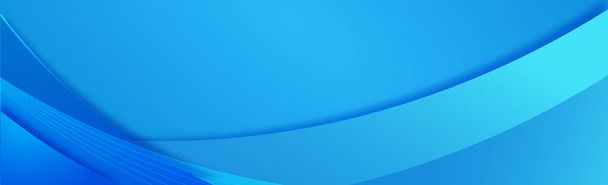 Azul abstracto - fondo cian con líneas de luz - Ilustración vectorial - Vector, imagen
