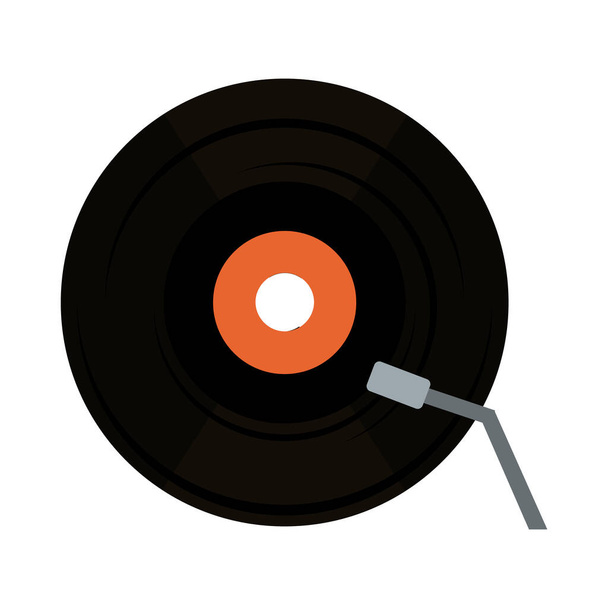 record player icon - Vector, Image