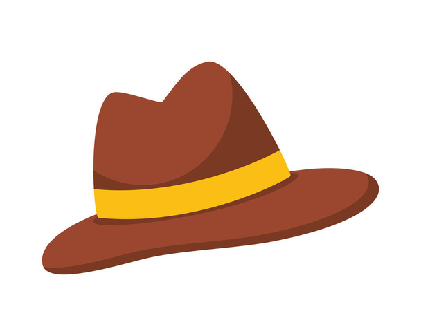 hat with ribbon - Vector, afbeelding