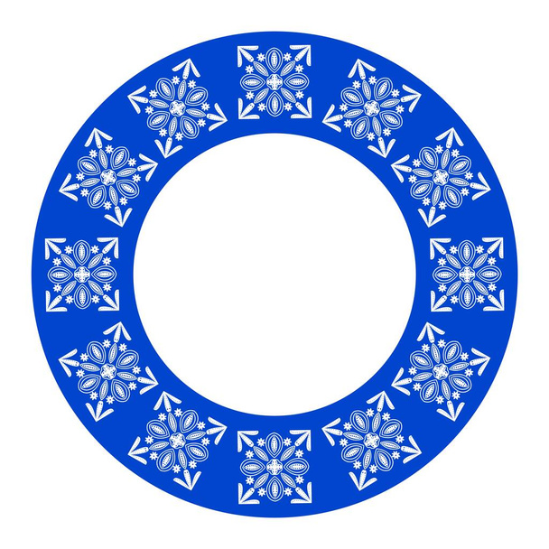 Moroccan geometrical interior patchwork. Azulejo moroccan wallpaper - Vektör, Görsel