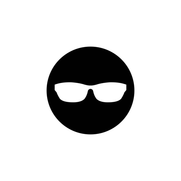 Icona per occhiali per progetti di grafica. Illustrazione vettoriale. - Vettoriali, immagini