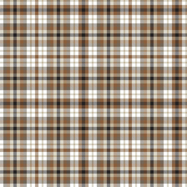 Brown Ombre Plaid textured seamless pattern suitable for fashion textiles and graphics - Vector, Image