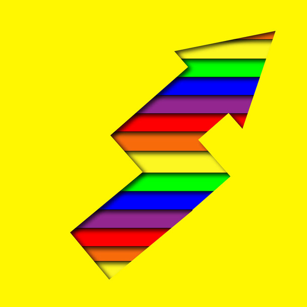 Ilustración LGBT. Concepto de orgullo comunitario. Diseño de póster, volante, banner de postal - Vector, imagen