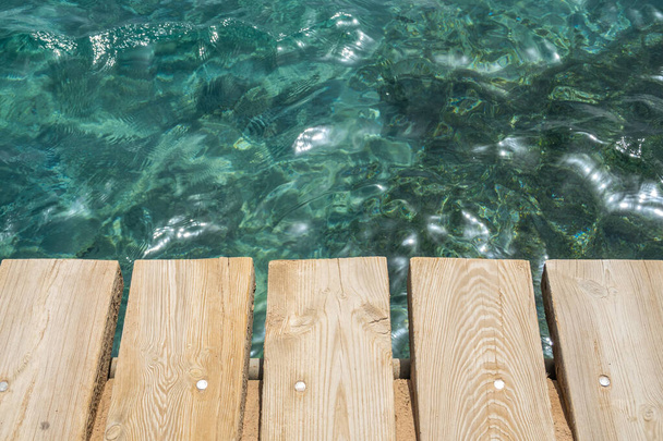 Güzel deniz pantonu ve kumsal - Fotoğraf, Görsel