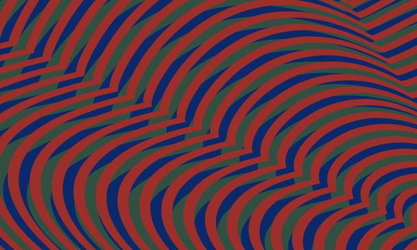 червоно-синій абстрактний ребристий фон в стилі поп-арту, шпалери з концепцією гіпнотичного творчого дизайну
  - Вектор, зображення
