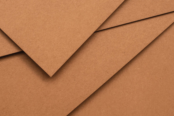 Astratto sfondo carta marrone foglio di cartone geometrico - Foto, immagini