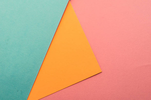 abstracto papel de color fondo geométrico pastel tono fondo de pantalla - Foto, imagen