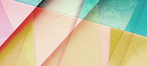 abstrakcyjny kolorowy papier tło geometryczne pastelowe ton tapety baner dla web - Zdjęcie, obraz