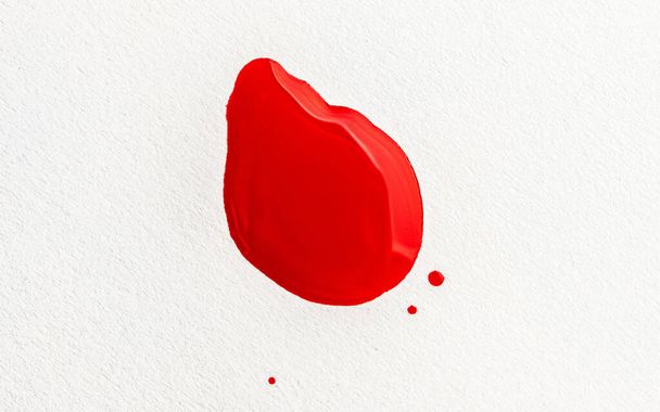 Stain of red paint - Φωτογραφία, εικόνα