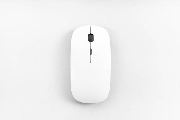 Top view of wireless mouse - Zdjęcie, obraz