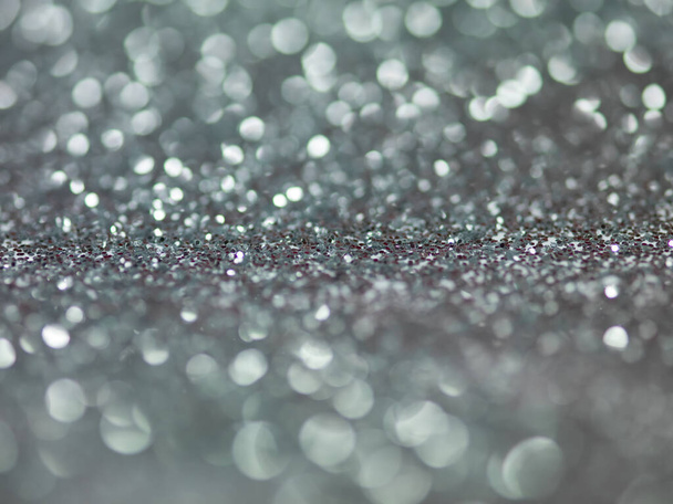 μακροεντολή ασημί glitter - Φωτογραφία, εικόνα
