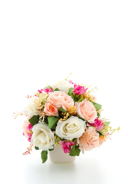 Bouquet flowers isolated on white - Fotó, kép