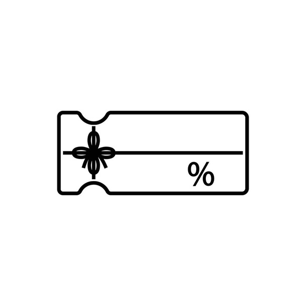  ícone do voucher design ilustração estoque - Vetor, Imagem