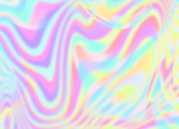 Цветной голографический фон, размытый эффект абстрактный, модный красочный голографический абстрактный фон  - Фото, изображение