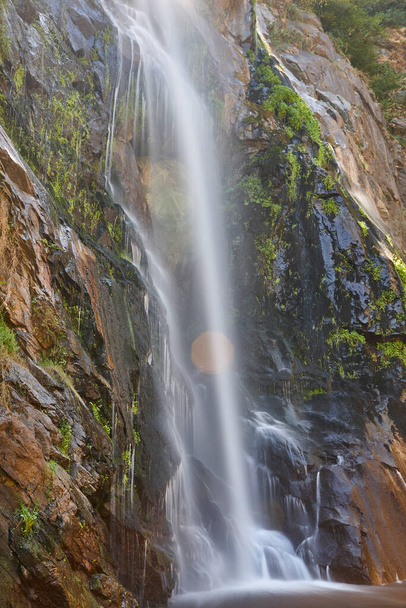 Waterfall detail in Galicia, Fervenza de Toxa. Ribeira Sacra. Spain - Foto, imagen