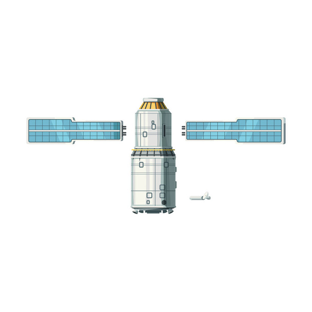 Illustration zur Raumstation - Vektor, Bild