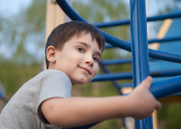 boy playing on the playground - Photo, Image