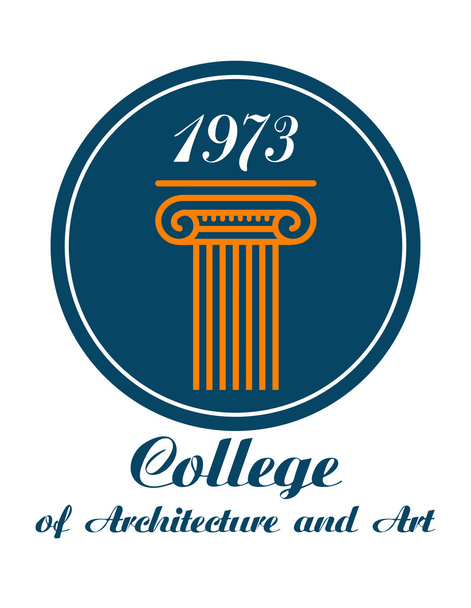 Emblème du Collège d'architecture et d'art
 - Vecteur, image