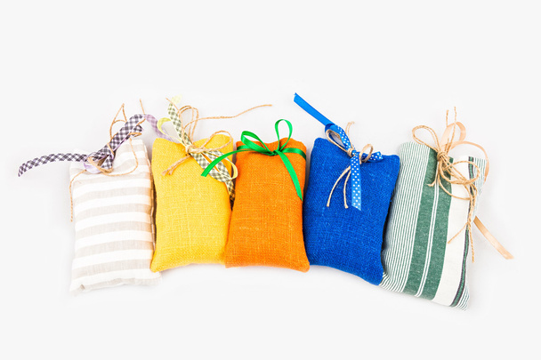 Bolsas de bolsitas textiles decorativas
 - Foto, imagen