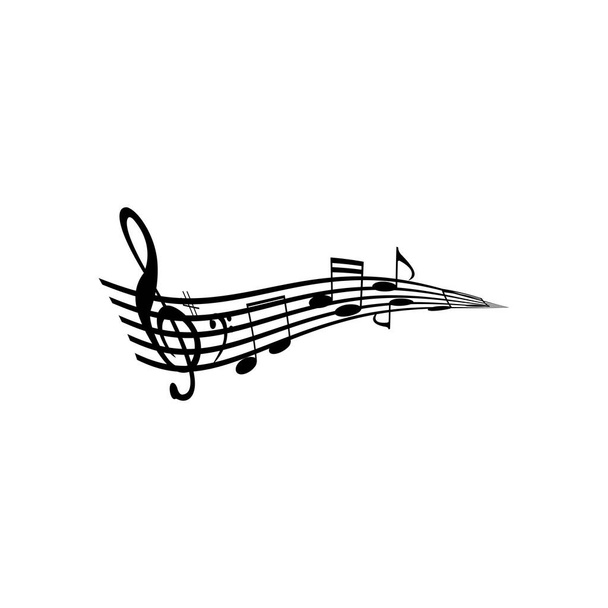 Nota musicale Icona Disegno illustrativo vettoriale - Vettoriali, immagini