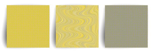 Coloris jaune et gris design abstrait de couverture. affiches géométriques à la mode. - Vecteur, image
