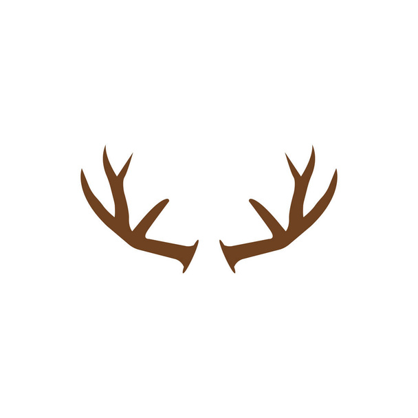 Deer Logo Template vector icon illustration design - Vector, Image