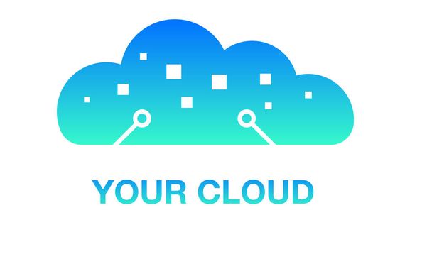 Concept de Cloud Computing. Illustration de l'information numérique dans un cloud. - Photo, image