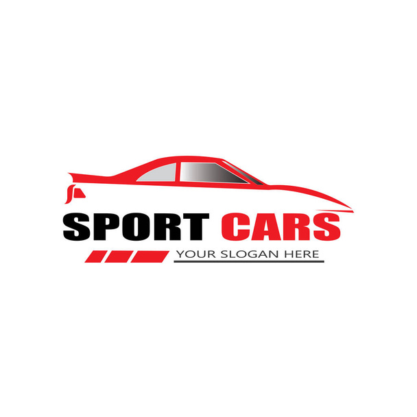 sport auto logo template ontwerp vector - Vector, afbeelding