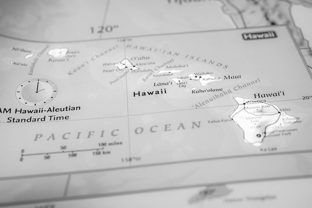 Hawaii en el mapa de Estados Unidos - Foto, Imagen