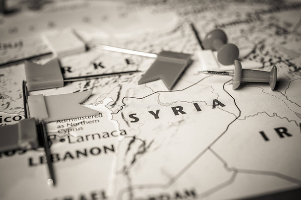 シリアはヨーロッパの地図 - 写真・画像