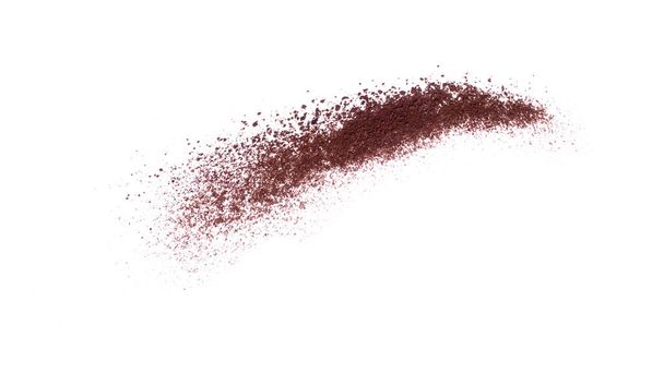 Coffee or chocolate powder of ingredient burst isolated on white background - Photo, Image