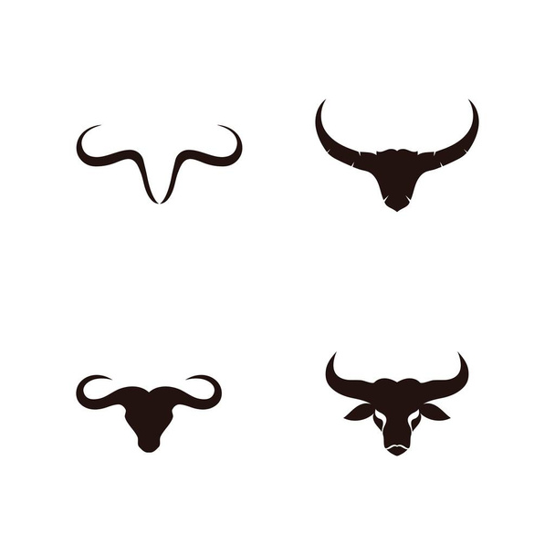 Bull horn naštvaný logo vektorový obrázek - Vektor, obrázek