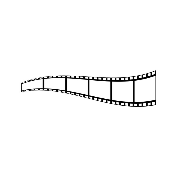 modèle de conception d'illustration vectorielle icône de film abstrait - Vecteur, image
