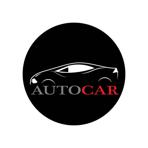 Λογότυπο σιλουέτας αυτοκινήτου Εικονίδια διανυσματικού προτύπου - Διάνυσμα, εικόνα