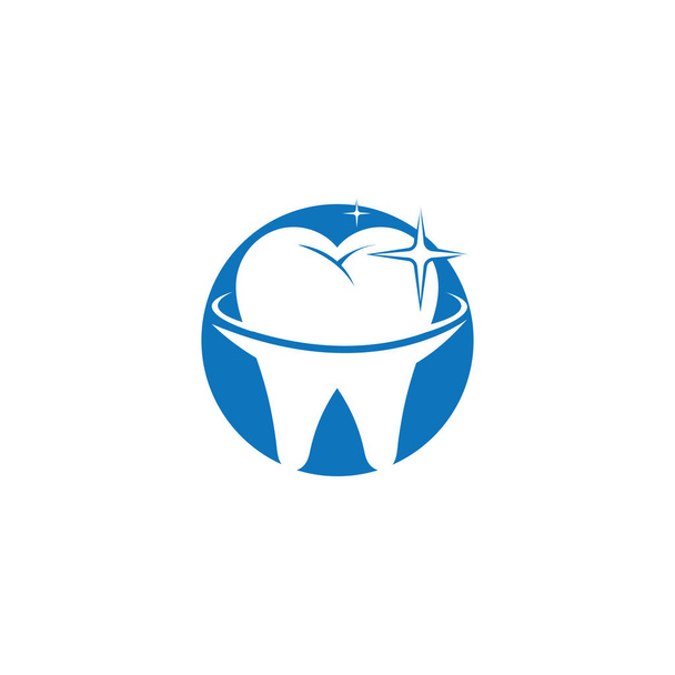 Οδοντιατρικό λογότυπο και εικονίδια πρότυπο συμβόλων app - Διάνυσμα, εικόνα
