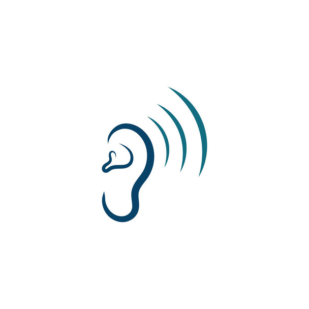 耳のロゴやシンボルベクターアプリのアイコン - ベクター画像