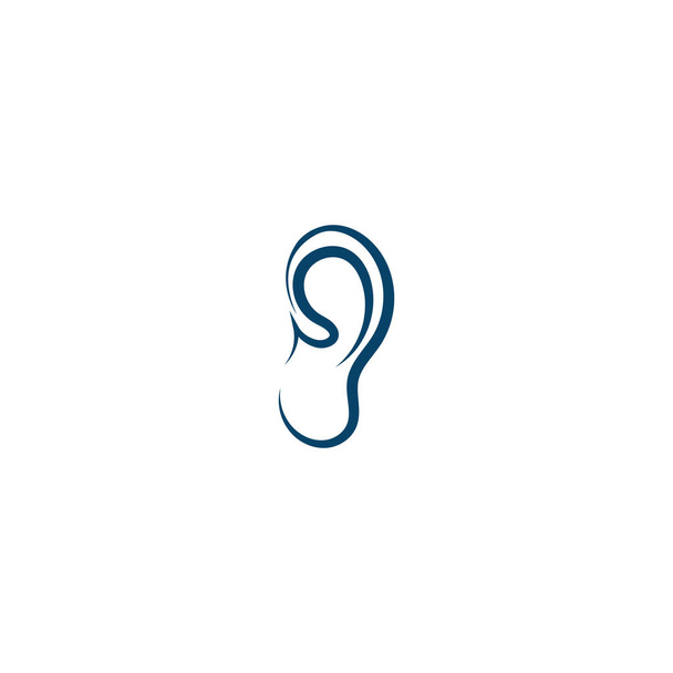 logotipo da orelha e símbolos ícones de aplicativos vetoriais - Vetor, Imagem