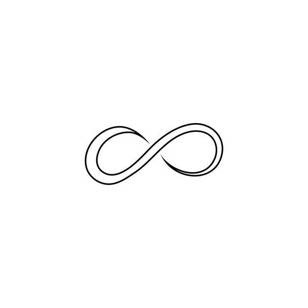 Infinity Design Vector ikon illusztráció Logo sablon tervezés - Vektor, kép