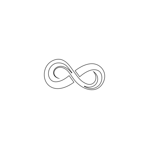 Infinity Design Illustration d'icône vectorielle Conception de modèle de logo - Vecteur, image