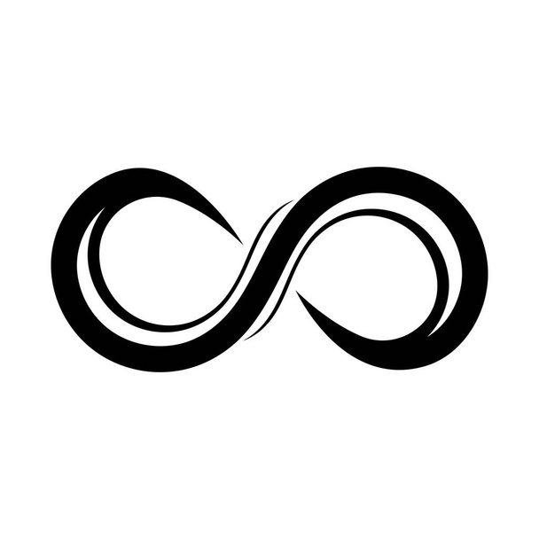 infinity logo en symbool template pictogrammen vector - Vector, afbeelding