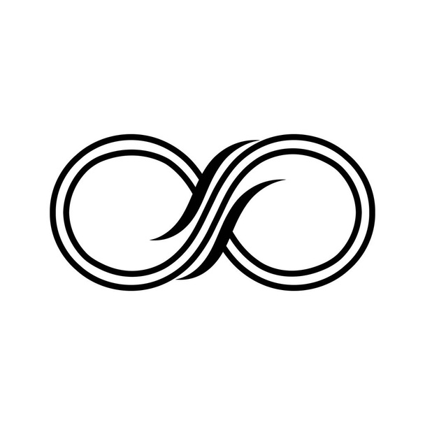 äärettömyys logo ja symboli malli kuvakkeet vektori - Vektori, kuva