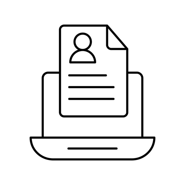 Online documentation Isolated Vector icon which can easily modify or edit - Vector, Image