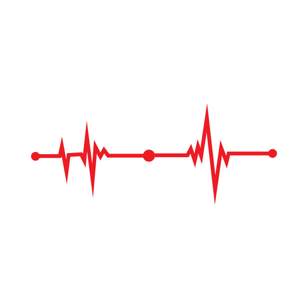 výtvarný design zdraví lékařský srdeční tep - Vektor, obrázek