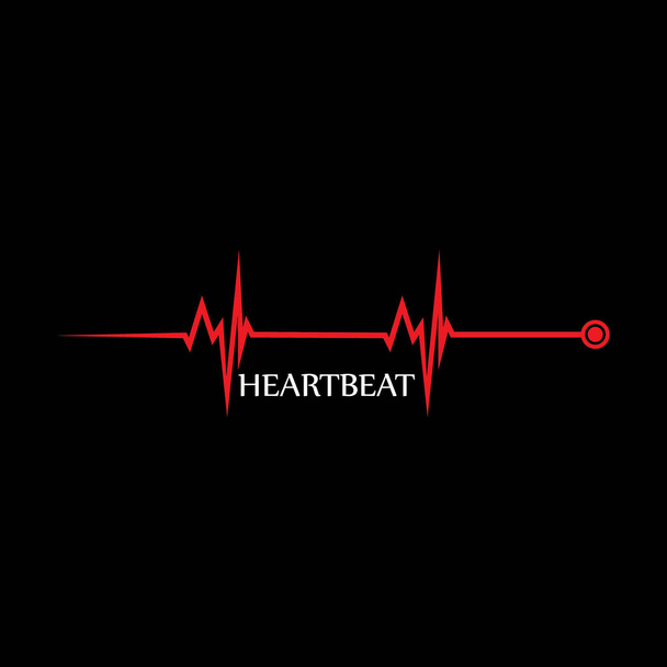 výtvarný design zdraví lékařský srdeční tep - Vektor, obrázek