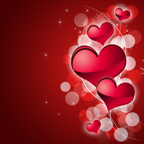 Illustration of abstract background to the day of Sainted Valentine - Фото, изображение