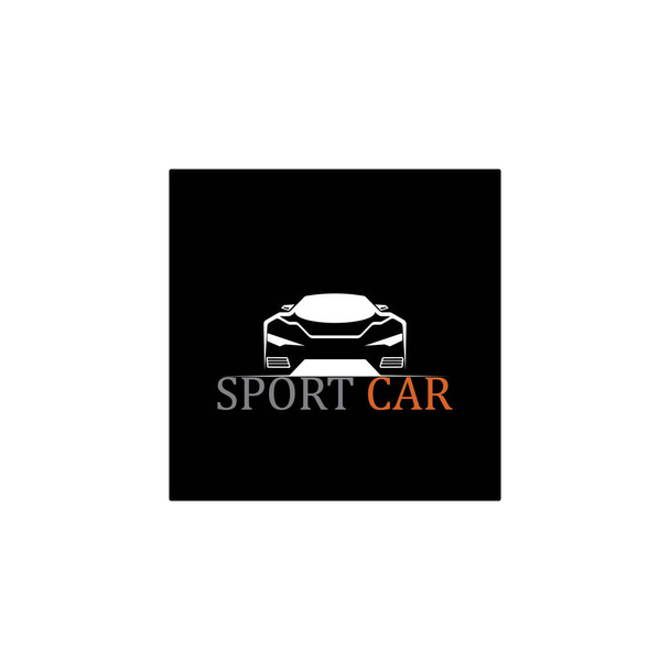 SPORT Araba silueti logo taşıyıcı şablon simgeleri uygulaması - Vektör, Görsel