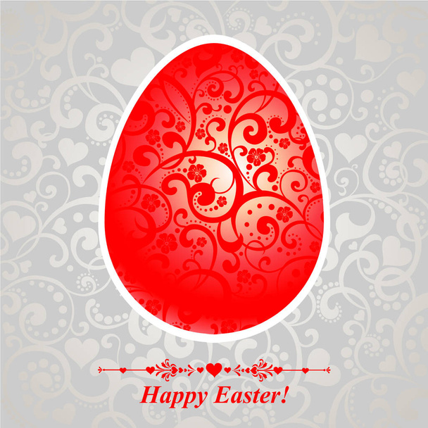 Happy Easter vector illustration background  - Vektor, Bild