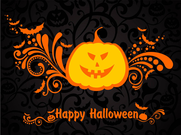 Halloween concept vector illustration background  - Vecteur, image
