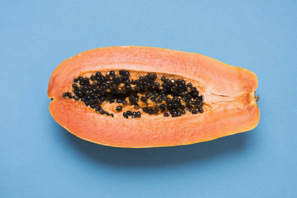 close up delicious papaya table. Resolution and high quality beautiful photo - Foto, afbeelding